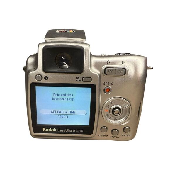Kodak EasyShare Digital Camera Z710 Silver 7.1 MP 10X Zoom with Bag TESTED - Picture 4 of 8